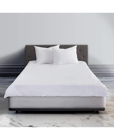 Guardmax Waterproof White Zippered Duvet Cover - King