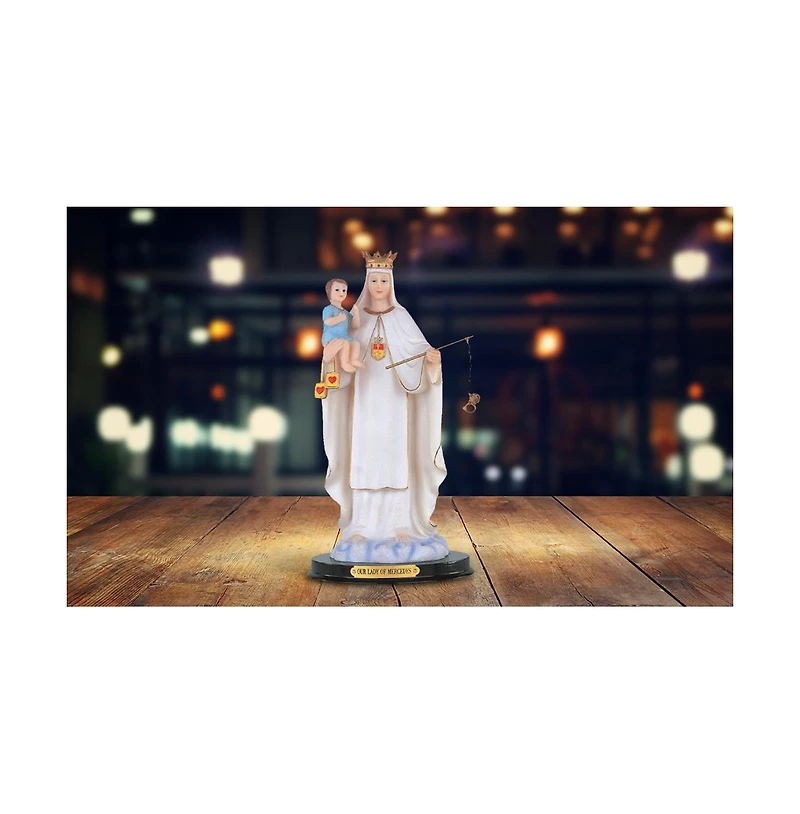 Fc Design 12"H Our Lady of Mercedes Statue Holy Figurine Religious Decoration Home Decor Perfect Gift for House Warming, Holidays and Birthdays
