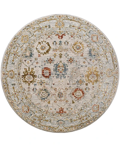 Surya Reina Ren- 5'3" x 5'3" Round Area Rug