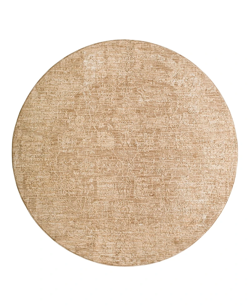 Livabliss Masterpiece High-Low Mpc-2300 7'10" x 7'10" Round Area Rug