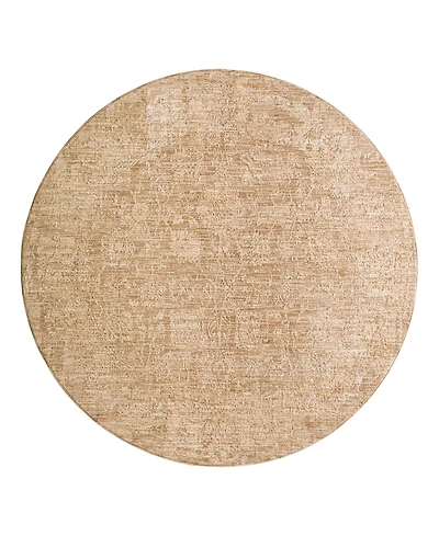 Livabliss Masterpiece High-Low Mpc-2300 7'10" x 7'10" Round Area Rug