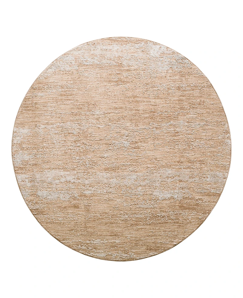 Livabliss Masterpiece High-Low Mpc-2318 5'3" x Round Area Rug