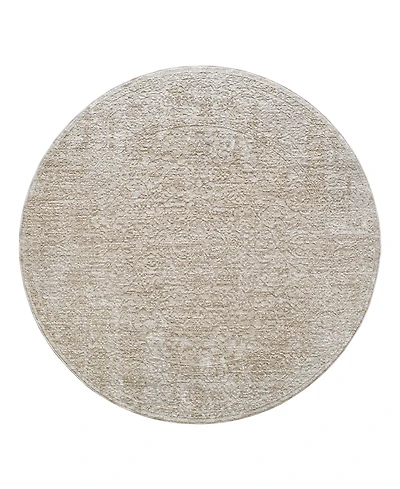 Livabliss Masterpiece High-Low Mpc-2322 6'7" x 6'7" Round Area Rug