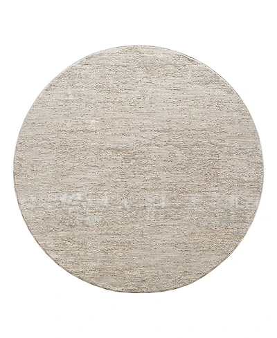 Livabliss Masterpiece High-Low Mpc-2318 5'3" x 5'3" Round Area Rug