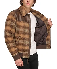 Levi's Men's Plaid Bomber Jacket