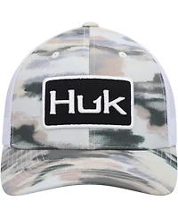Men's Huk Khaki Edisto Trucker Snapback Hat