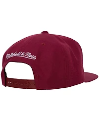 Men's Mitchell & Ness Wine Cleveland Cavaliers Ground 2.0 Snapback Hat