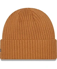 Men's New Era Brown New England Patriots Core Classic Cuffed Knit Hat