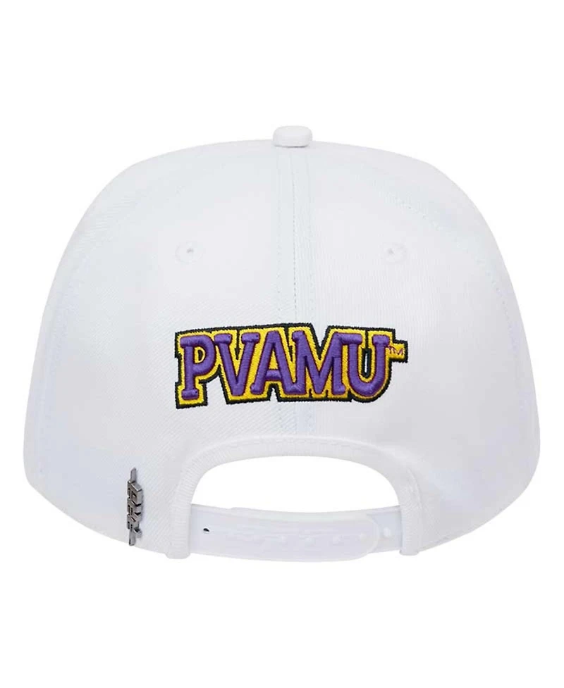 Men's Pro Standard White Prairie View A&M Panthers Mascot Evergreen Wool Snapback Hat