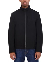 Nautica Men's Wool Blend Zip Jacket