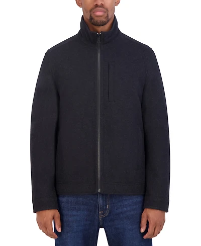 Nautica Men's Wool Blend Zip Jacket