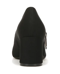 LifeStride Women's True Almond Toe Block Heel Mary Jane Pumps