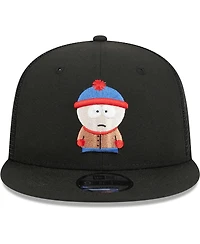 Men's New Era Black South Park Stan Trucker 9FIFTY Snapback Hat