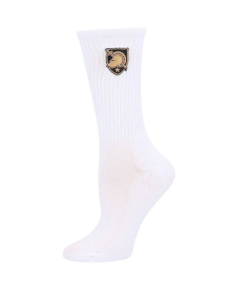 Women's ZooZatz Black, White Army Black Knights 2-Pack Quarter-Length Socks
