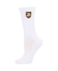 Women's ZooZatz Black, White Army Black Knights 2-Pack Quarter-Length Socks