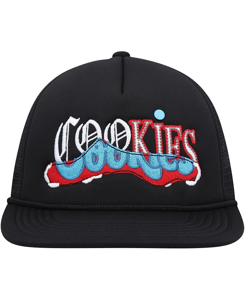 Men's Cookies Black Upper Echelon Trucker Snapback Hat