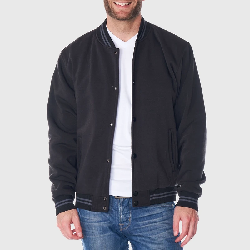 Alpine Swiss Men's Tyler Varsity Baseball Jacket Casual Letterman Bomber