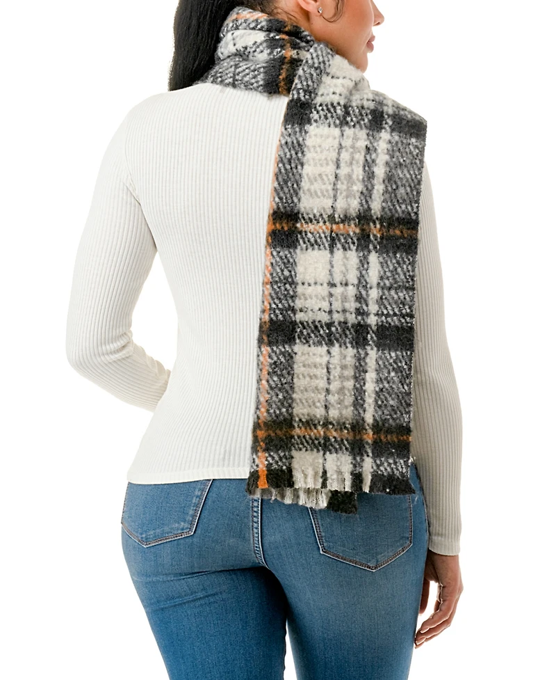 Marcus Adler Plaid Scarf
