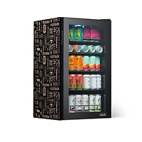 Newair "Beers of the World" 126 Can Beer and Beverage Fridge with SplitShelf