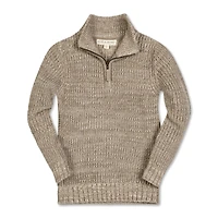 Hope & Henry Boys' Organic Long Sleeve Half Zip Pullover Sweater, Kids