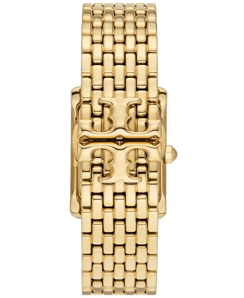 Tory Burch Women's The Eleanor Gold-Tone Stainless Steel Bracelet Watch 25mm