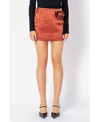 endless rose Women's Corsage Trim Mini Skirt
