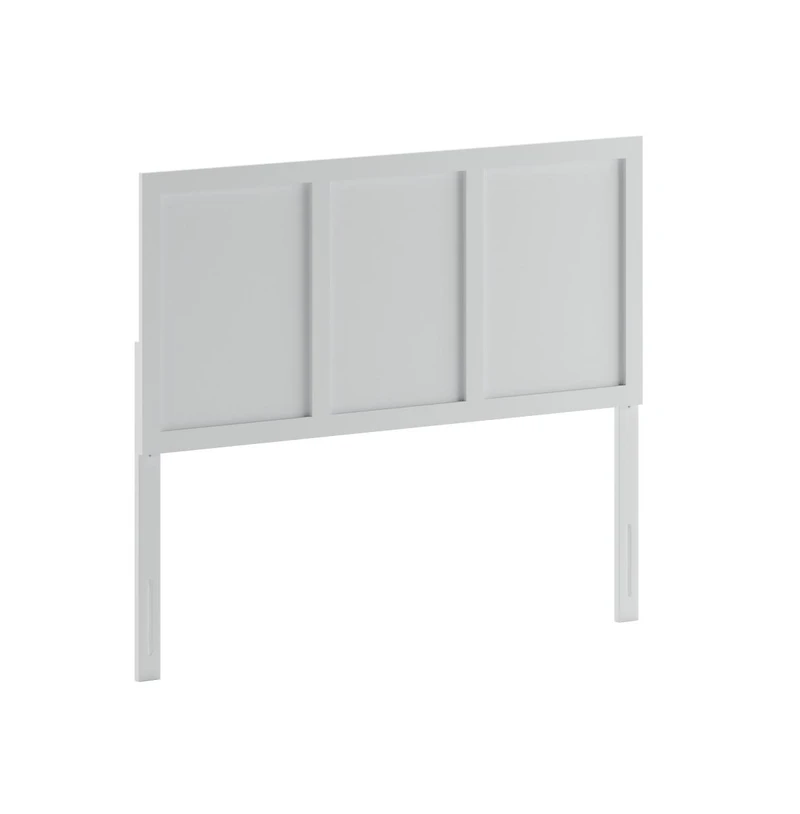 Merrick Lane Grady Full Raised Panel Wooden Adjustable Headboard Only