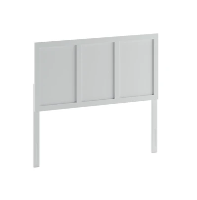 Merrick Lane Grady Full Raised Panel Wooden Adjustable Headboard Only