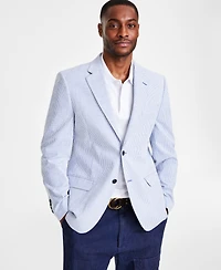 Nautica Men's Modern-Fit Seersucker Sport Coats