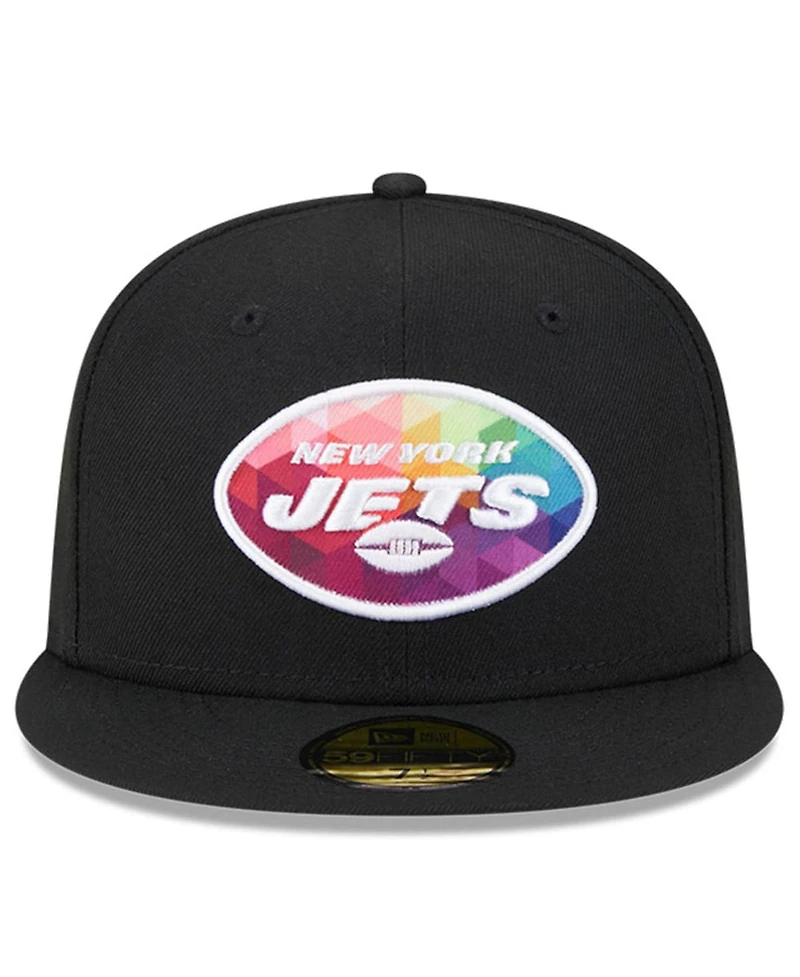 Men's New Era Black York Jets 2023 Nfl Crucial Catch 59FIFTY Fitted Hat