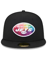 Men's New Era Black York Jets 2023 Nfl Crucial Catch 59FIFTY Fitted Hat