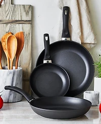 Ballarini Arezzo Aluminum 3 Piece Fry Pan Set