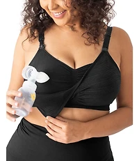 Kindred Bravely Plus Busty Sublime Hands-Free Pumping & Nursing Bra Fits 42B-48H