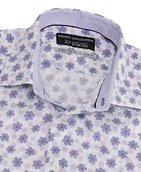Report Collection Men's Slim-Fit Floral-Print Shirt