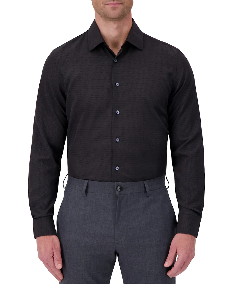 Report Collection Men's Slim-Fit Tonal-Print Shirt