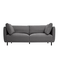 Armen Living Serenity 79" Polyester with Metal Legs Sofa