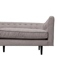 Armen Living Annabelle 80" Polyester, Nylon with Wood Legs Sofa