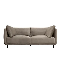 Armen Living Serenity 79" Velvet with Metal Legs Sofa