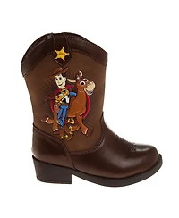 Disney Pixar Little Boys Toy Story Slip On Light Up Cowboy Boots