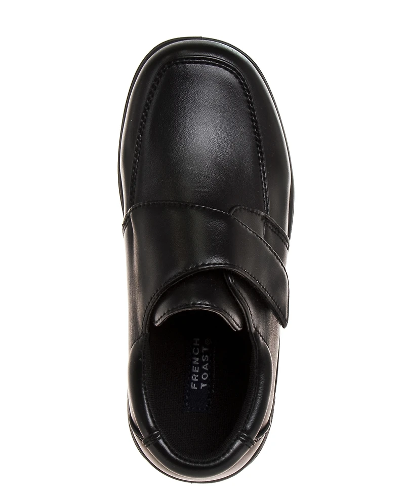 French Toast Little Boys School Hook and Loop Closure Shoes
