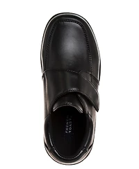 French Toast Little Boys School Hook and Loop Closure Shoes