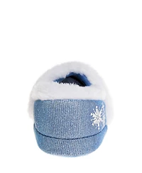 Disney Toddler Girls Frozen Anna and Elsa Confident Sisters Dual Sizes House Slippers