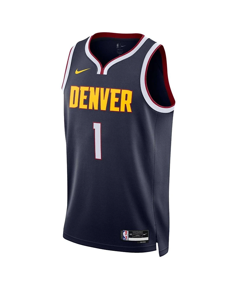Men's and Women's Nike Michael Porter Jr. Navy Denver Nuggets Swingman Jersey - Association Edition