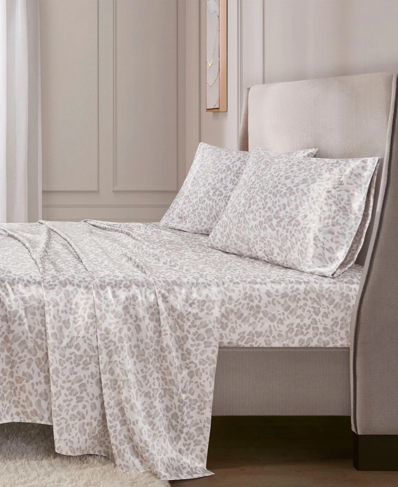 Madison Park Essentials Printed Satin Sheet Set