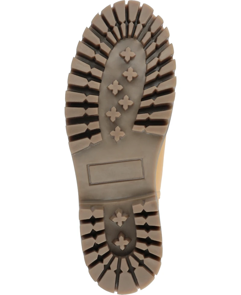Journee Collection Women's Alara Medium and Wide Width Chelsea Lug Sole Bootie