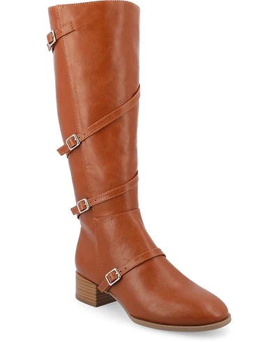 Journee Collection Women's Elettra Regular Calf Boots