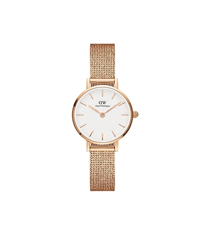 Daniel Wellington Women's Petite Melrose Rose Gold-Tone Stainless Steel Watch 24mm