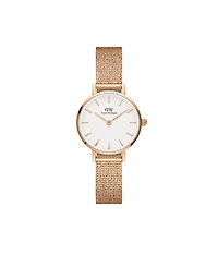 Daniel Wellington Women's Petite Melrose Rose Gold-Tone Stainless Steel Watch 24mm