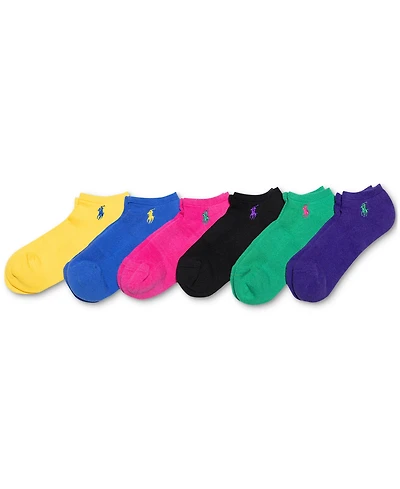 Polo Ralph Lauren Women's 6-Pk. Cushion Low-Cut Socks