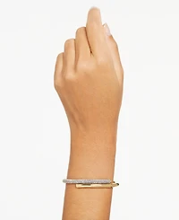 Swarovski Pave Crossover Bangle Bracelet